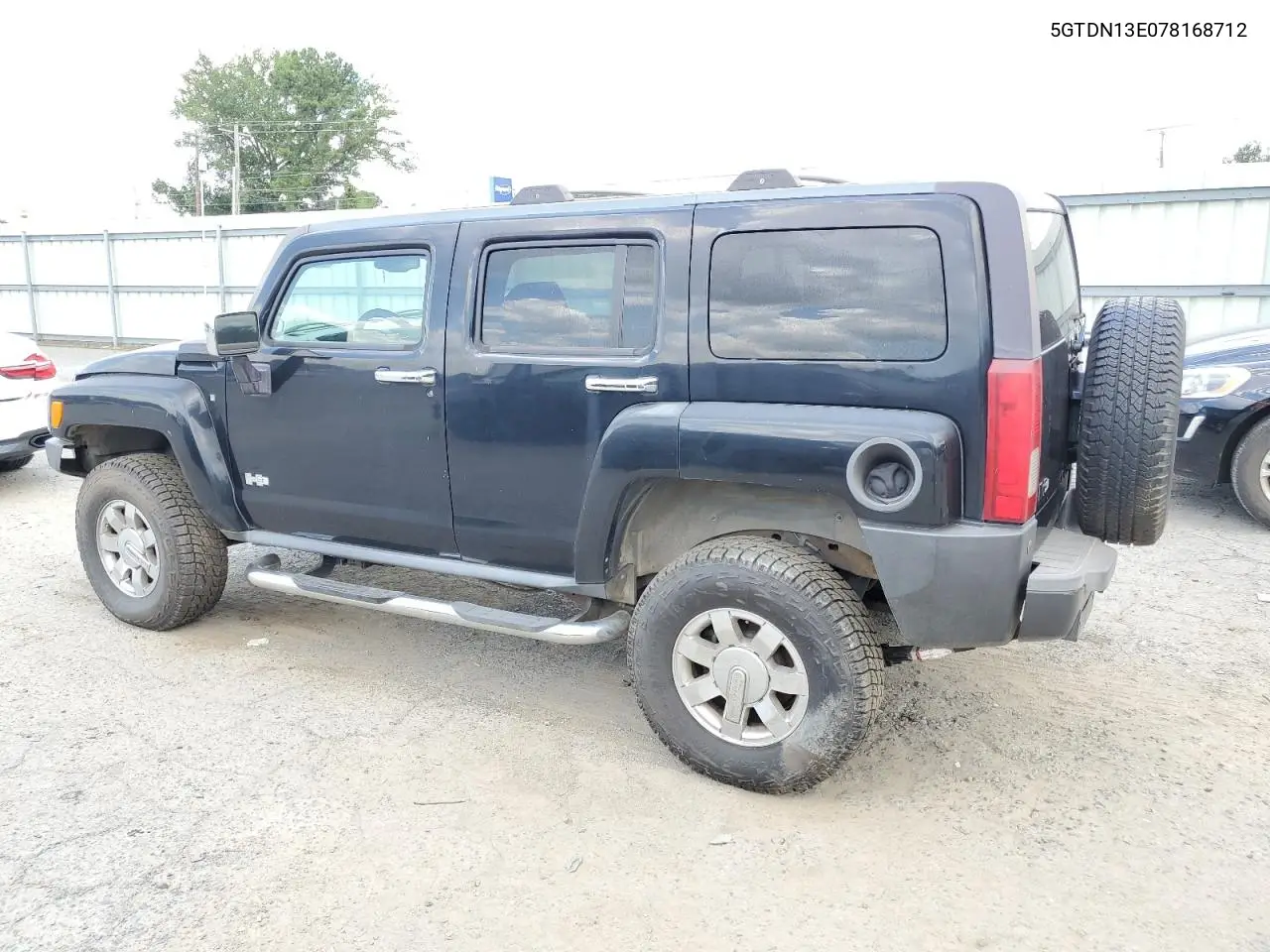2007 Hummer H3 VIN: 5GTDN13E078168712 Lot: 62459245