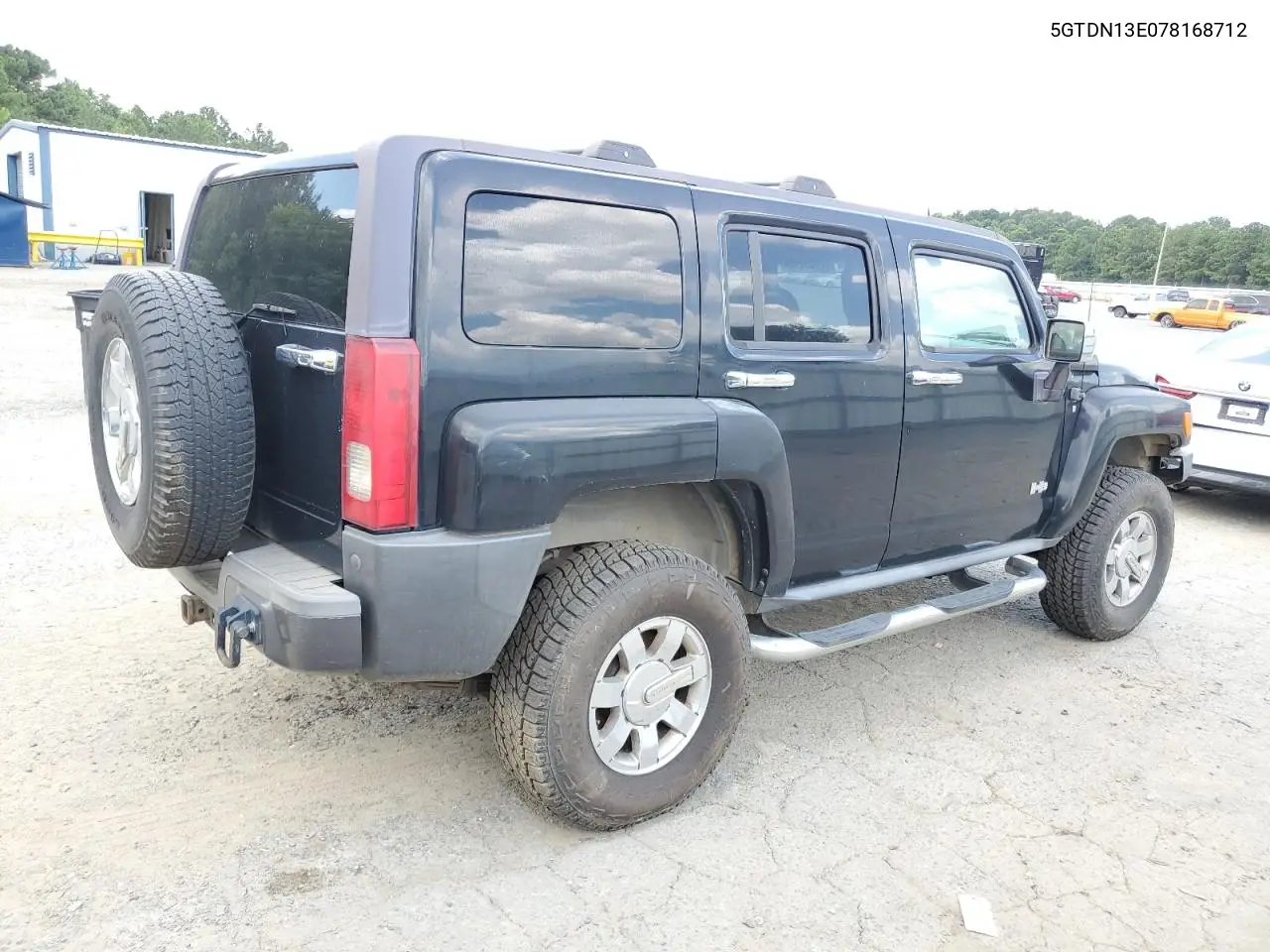 2007 Hummer H3 VIN: 5GTDN13E078168712 Lot: 62459245