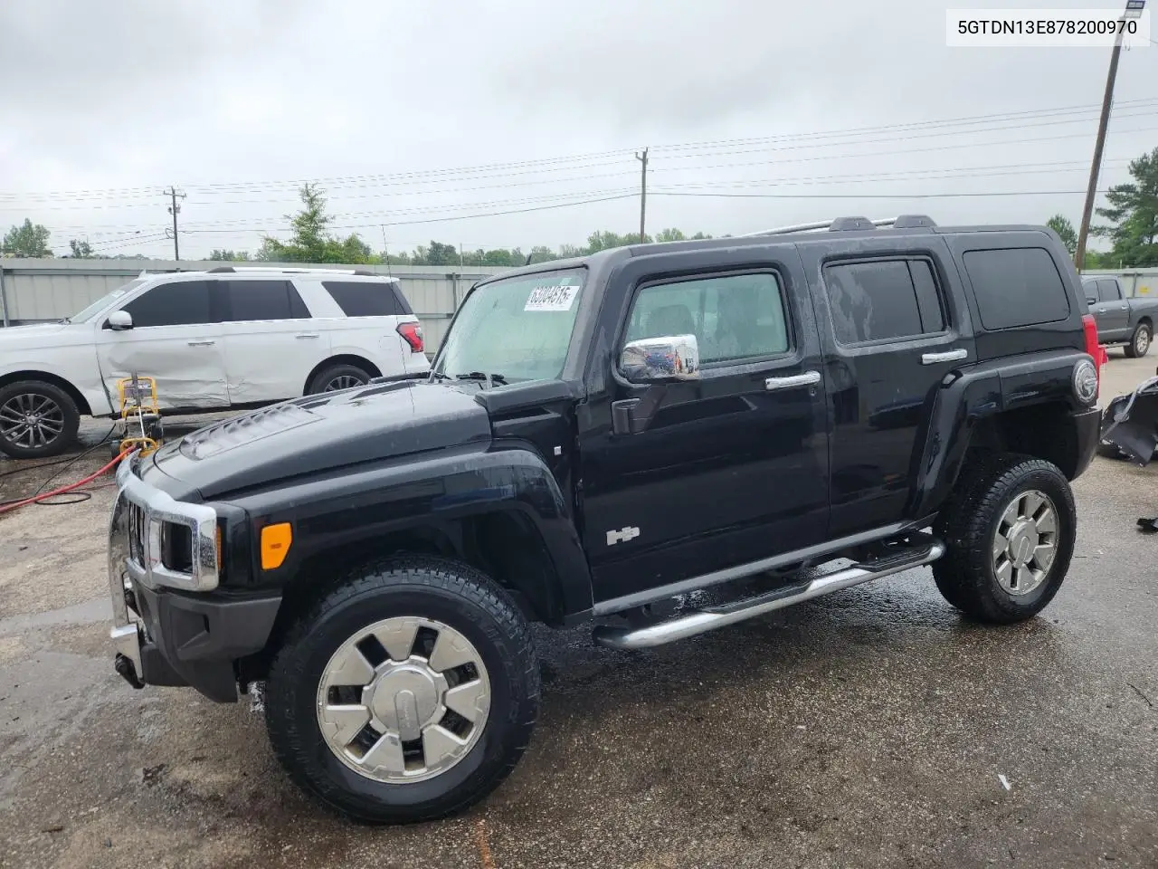 2007 Hummer H3 VIN: 5GTDN13E878200970 Lot: 63004815