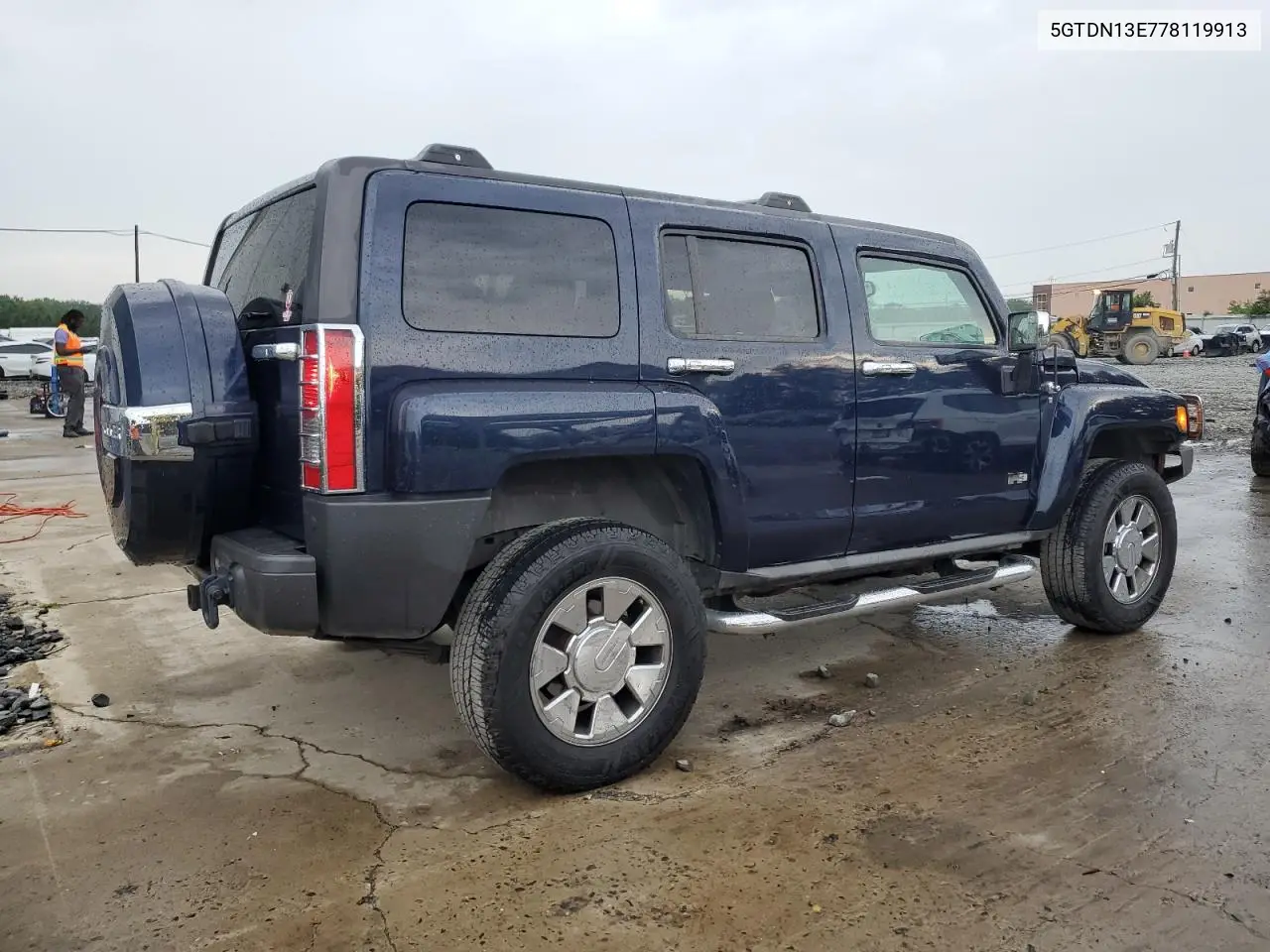 2007 Hummer H3 VIN: 5GTDN13E778119913 Lot: 63078405
