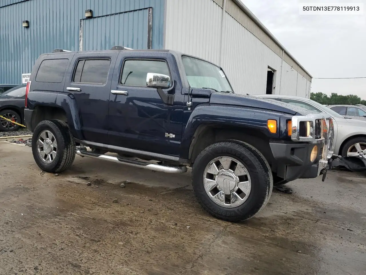 2007 Hummer H3 VIN: 5GTDN13E778119913 Lot: 63078405