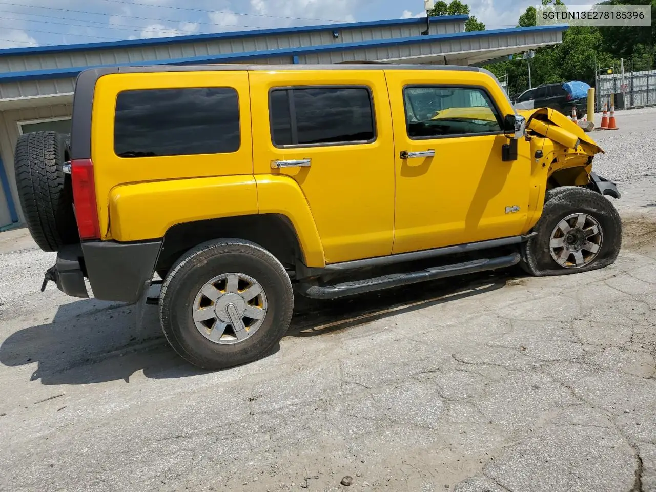 2007 Hummer H3 VIN: 5GTDN13E278185396 Lot: 63657645