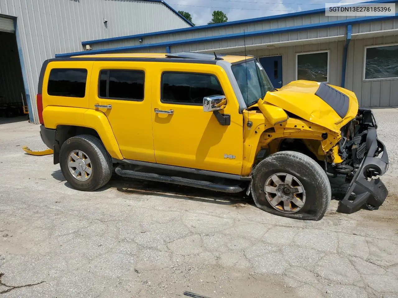 2007 Hummer H3 VIN: 5GTDN13E278185396 Lot: 63657645
