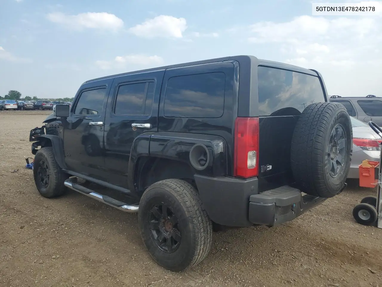 2007 Hummer H3 VIN: 5GTDN13E478242178 Lot: 63719225