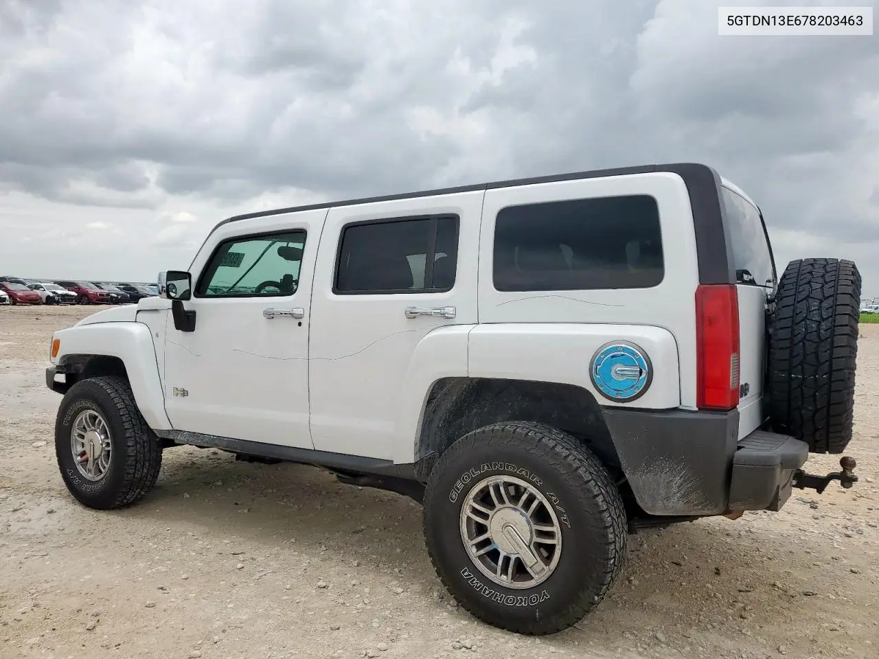 2007 Hummer H3 VIN: 5GTDN13E678203463 Lot: 63796655