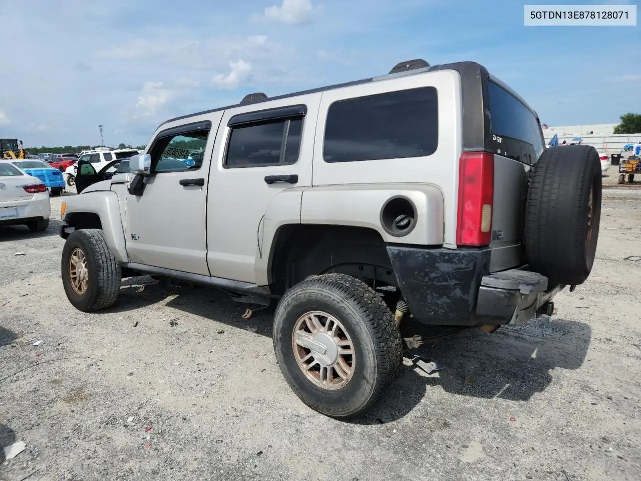 2007 Hummer H3 VIN: 5GTDN13E878128071 Lot: 64075825