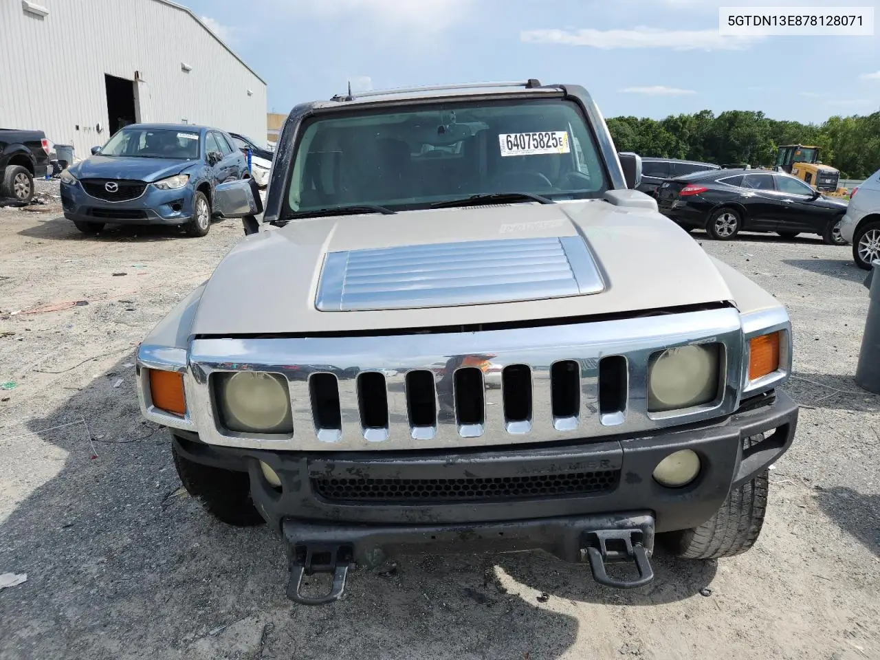 2007 Hummer H3 VIN: 5GTDN13E878128071 Lot: 64075825