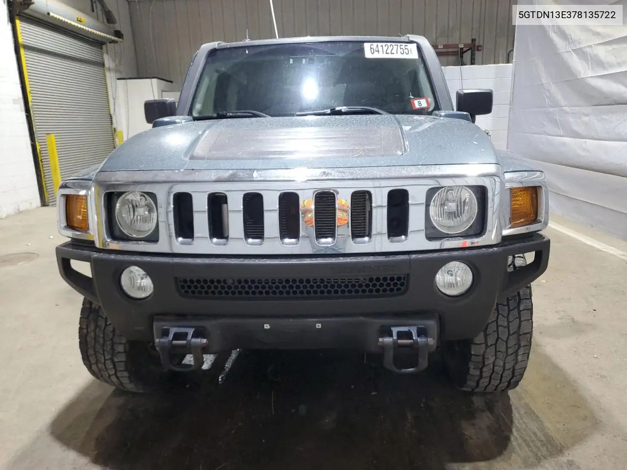 2007 Hummer H3 VIN: 5GTDN13E378135722 Lot: 64122755
