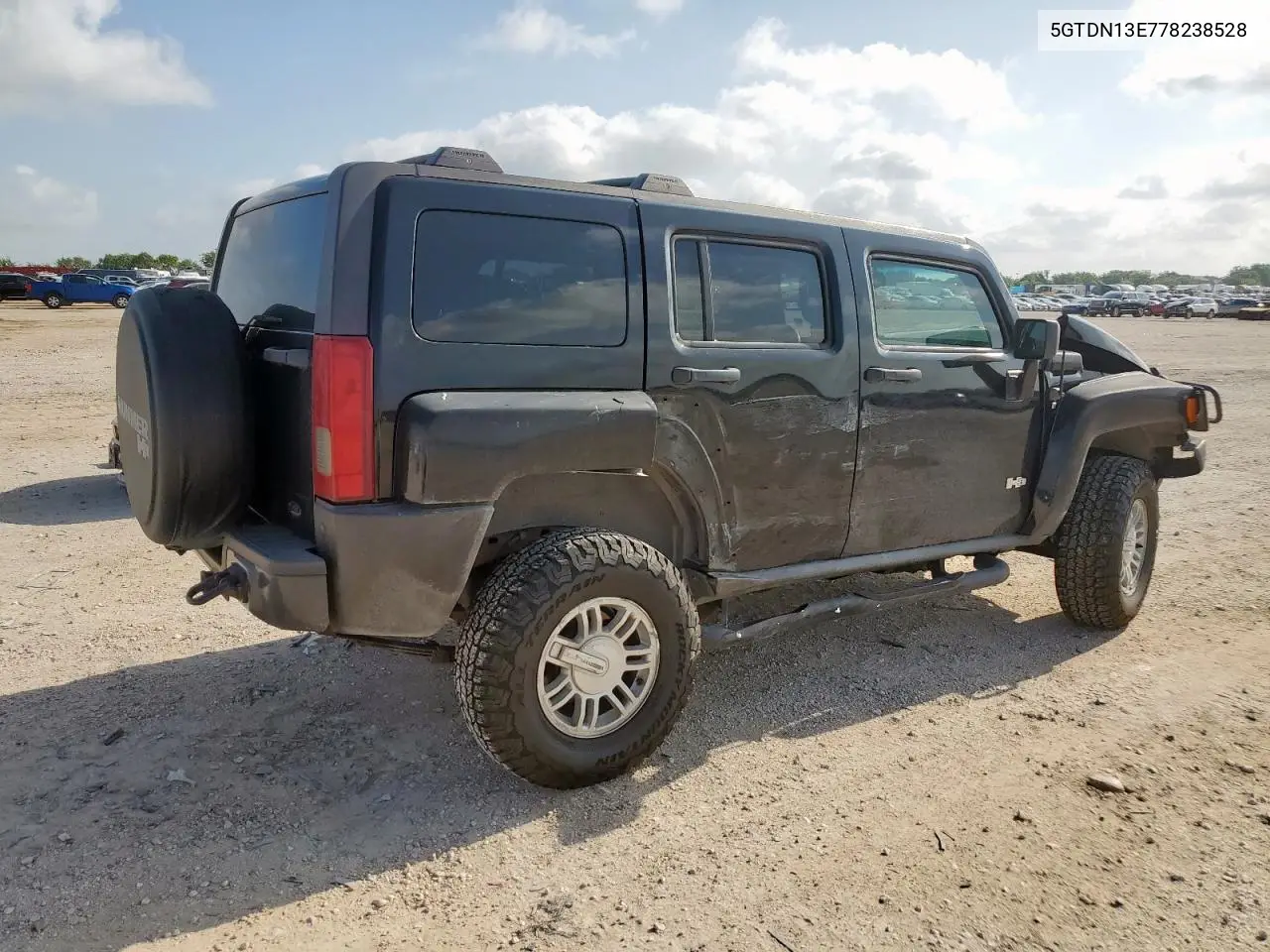 2007 Hummer H3 VIN: 5GTDN13E778238528 Lot: 65117205