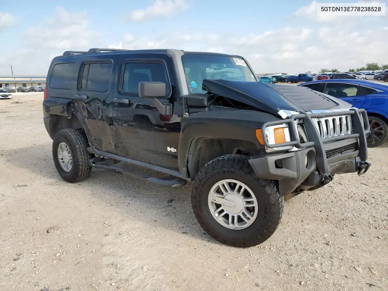 2007 Hummer H3 VIN: 5GTDN13E778238528 Lot: 65117205