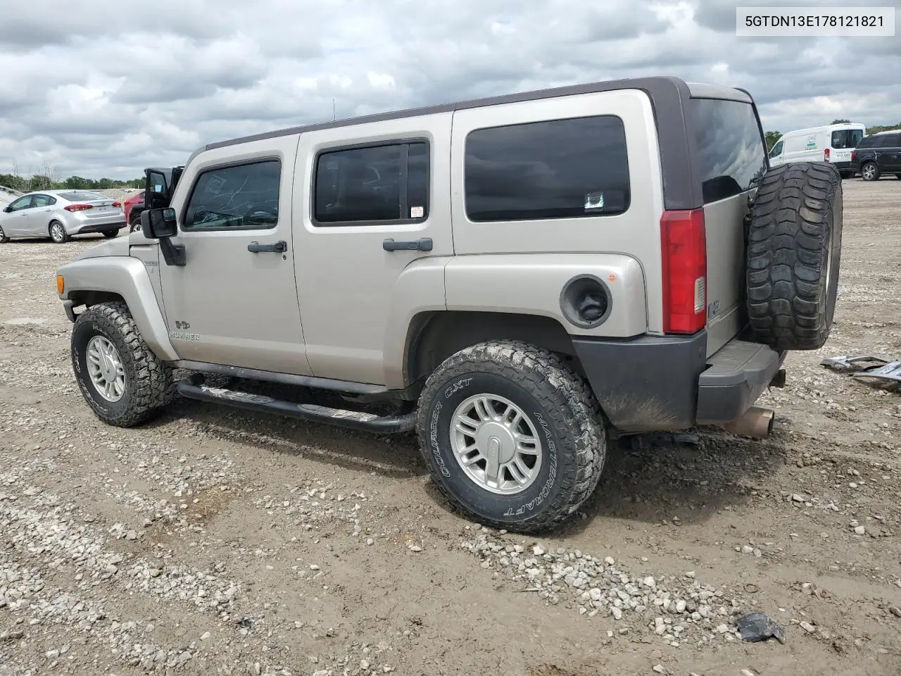 2007 Hummer H3 VIN: 5GTDN13E178121821 Lot: 65277095