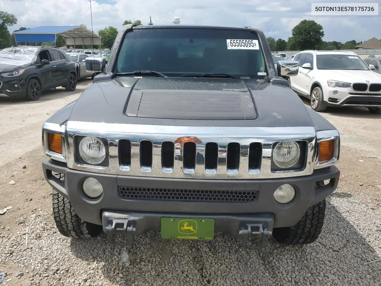 2007 Hummer H3 VIN: 5GTDN13E578175736 Lot: 65505095
