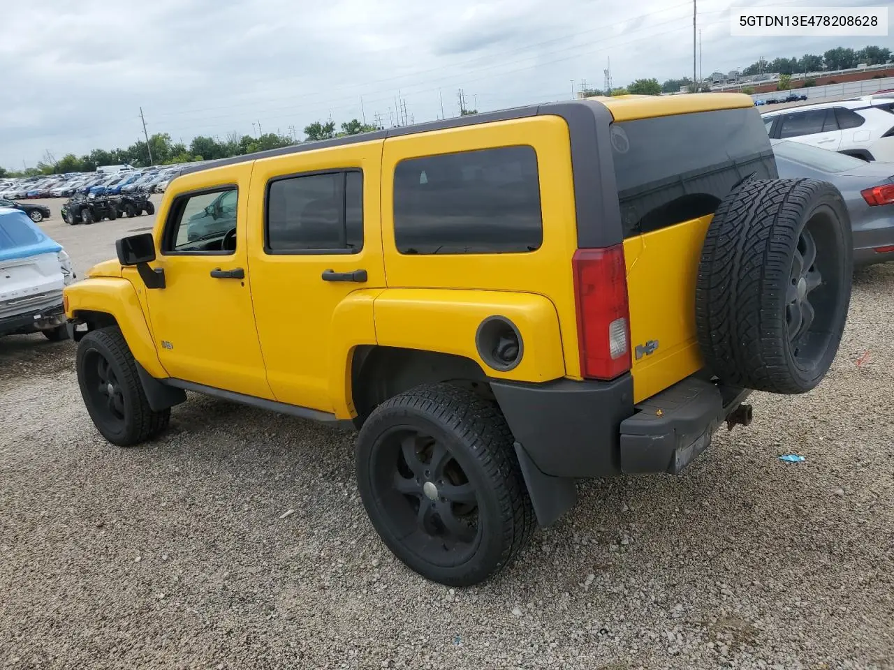 2007 Hummer H3 VIN: 5GTDN13E478208628 Lot: 65619165