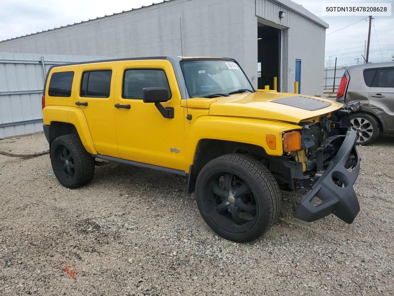 2007 Hummer H3 VIN: 5GTDN13E478208628 Lot: 65619165