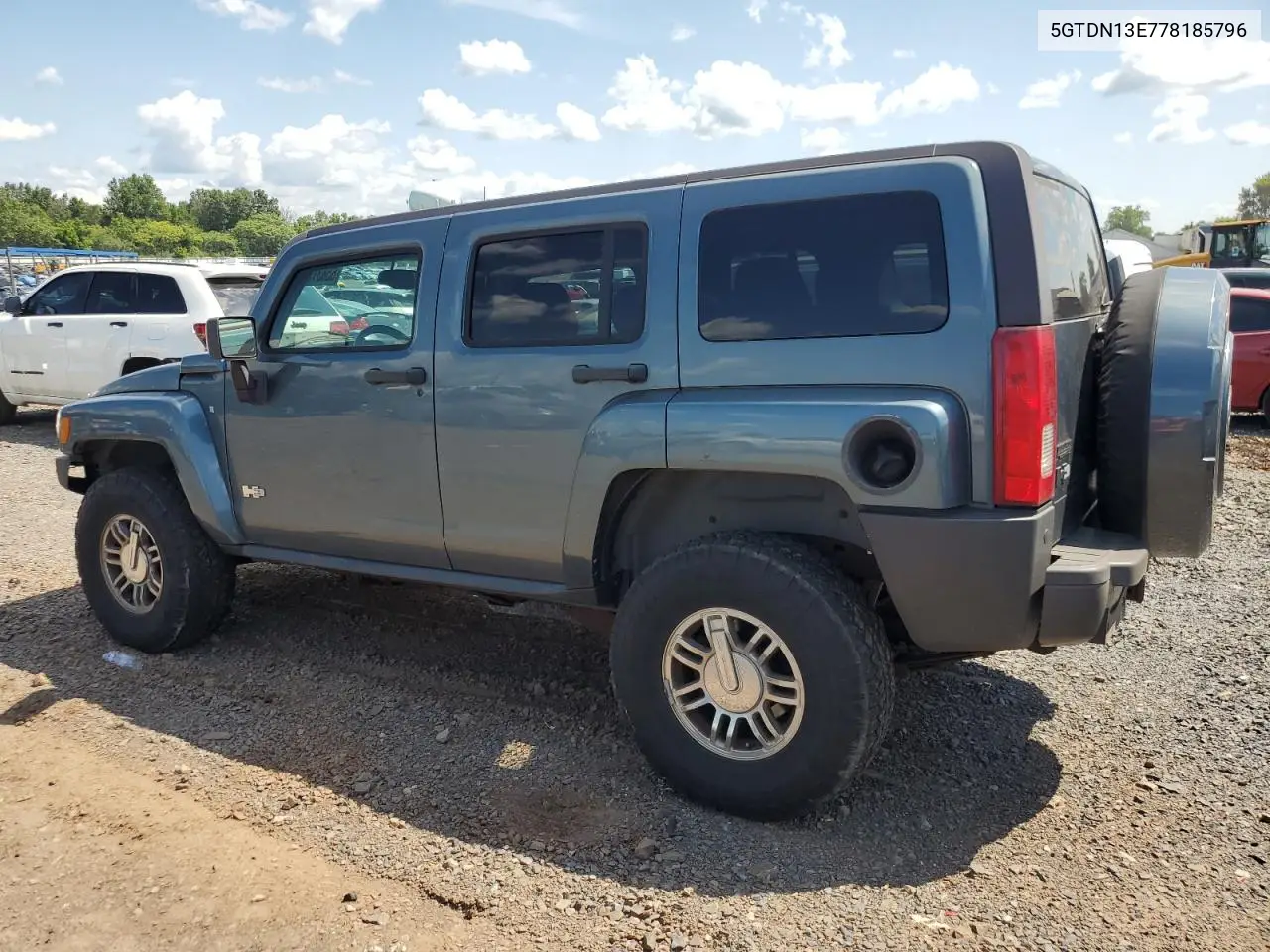 2007 Hummer H3 VIN: 5GTDN13E778185796 Lot: 65831515