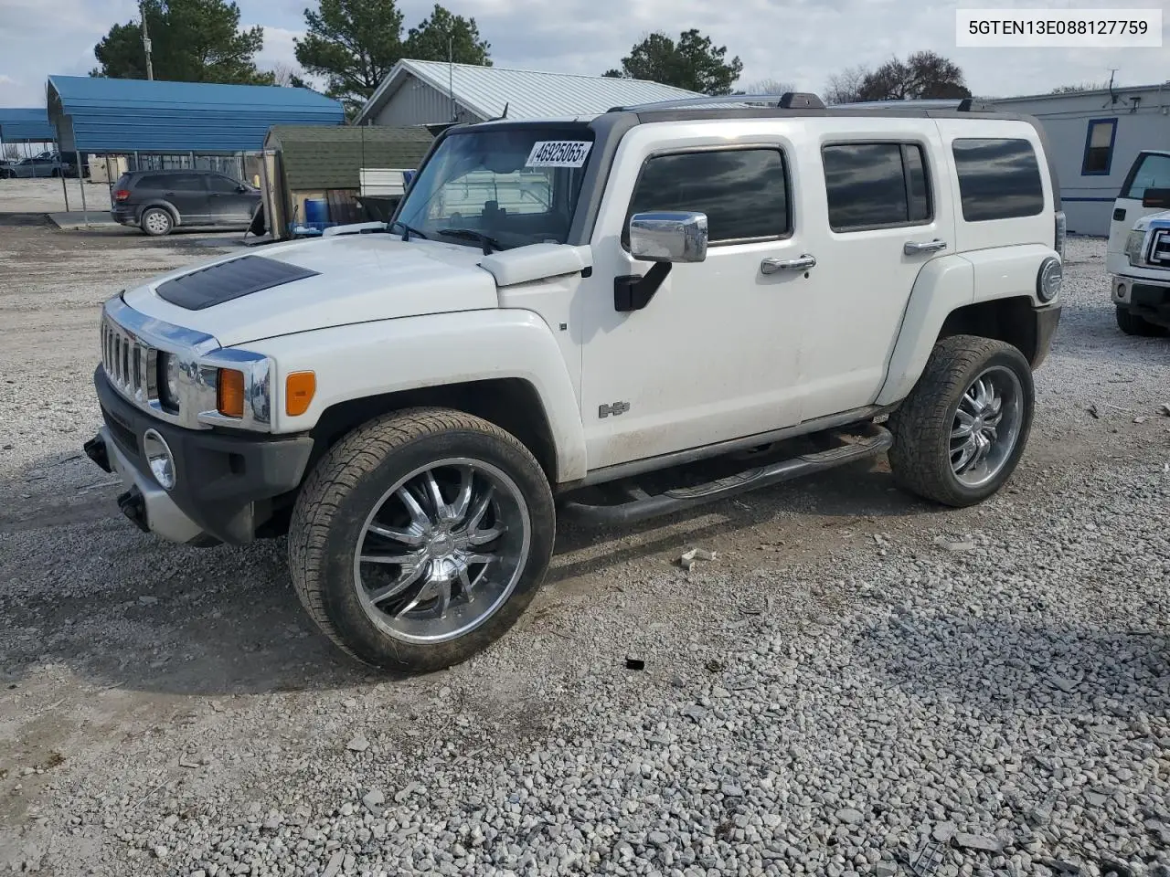 2008 Hummer H3 VIN: 5GTEN13E088127759 Lot: 46925065