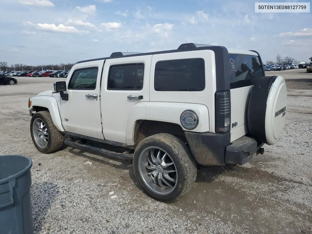 2008 Hummer H3 VIN: 5GTEN13E088127759 Lot: 46925065