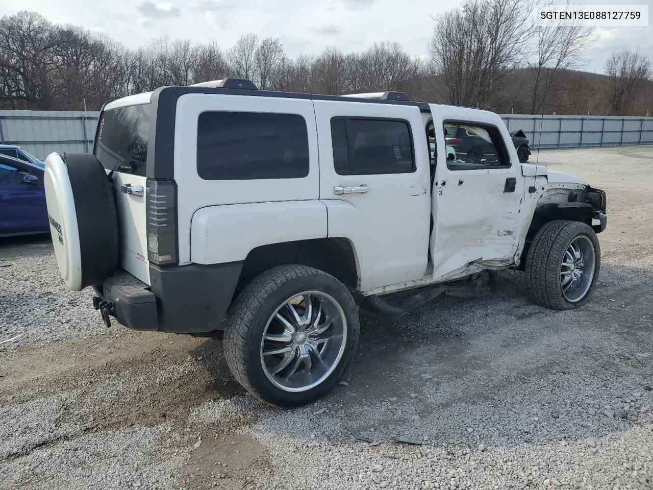 2008 Hummer H3 VIN: 5GTEN13E088127759 Lot: 46925065