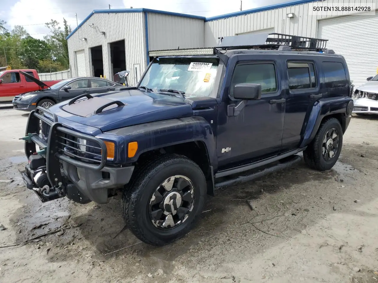 2008 Hummer H3 Alpha VIN: 5GTEN13L888142928 Lot: 50908795