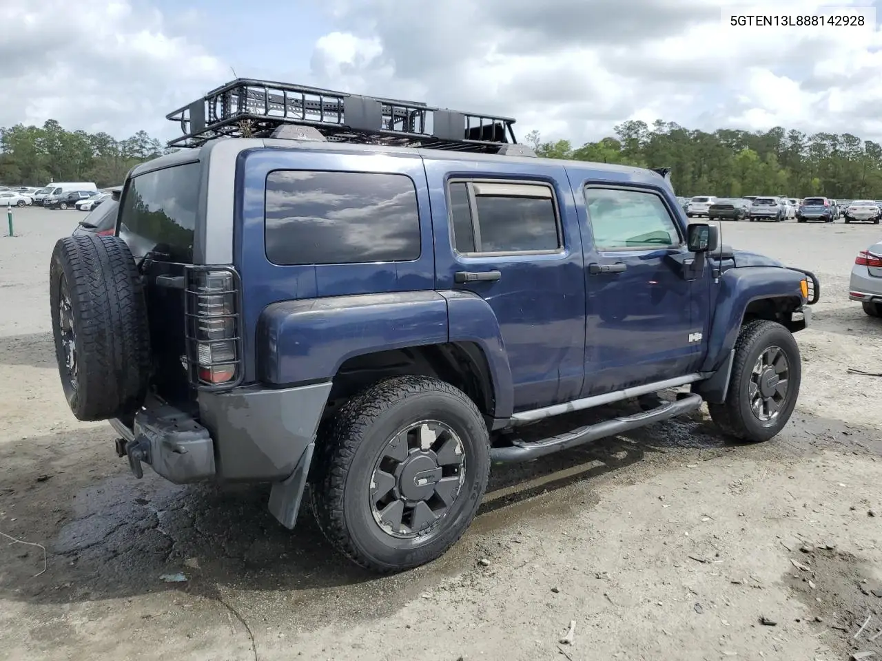 2008 Hummer H3 Alpha VIN: 5GTEN13L888142928 Lot: 50908795