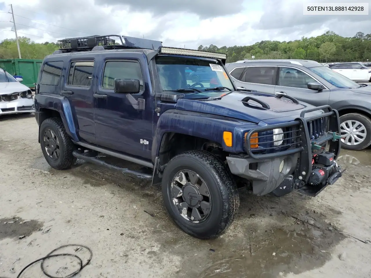 2008 Hummer H3 Alpha VIN: 5GTEN13L888142928 Lot: 50908795