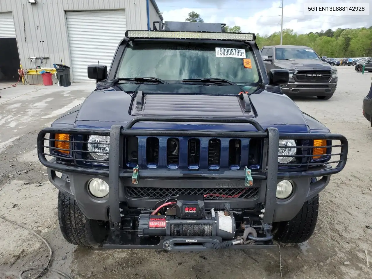 2008 Hummer H3 Alpha VIN: 5GTEN13L888142928 Lot: 50908795