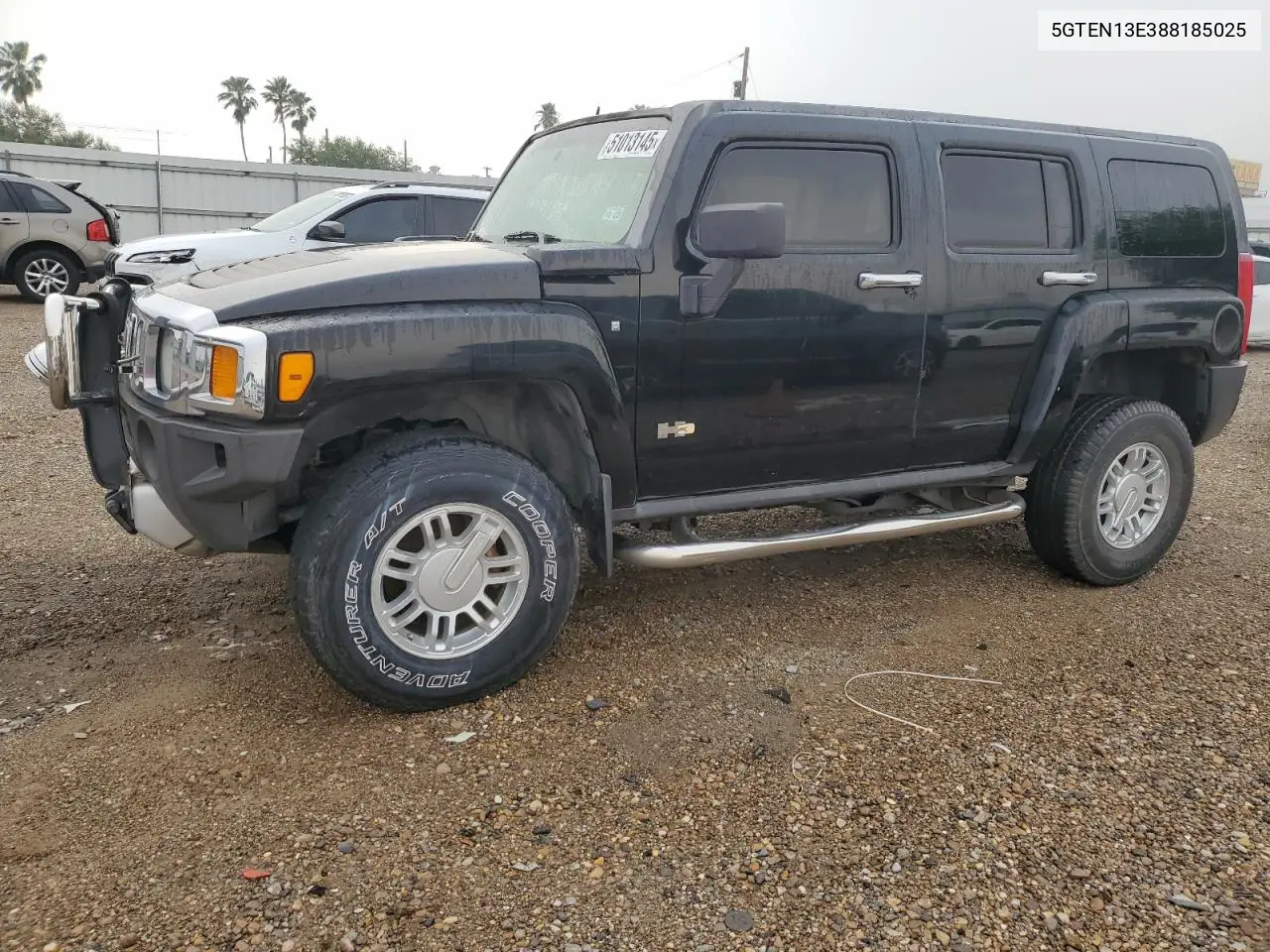 2008 Hummer H3 VIN: 5GTEN13E388185025 Lot: 51013145