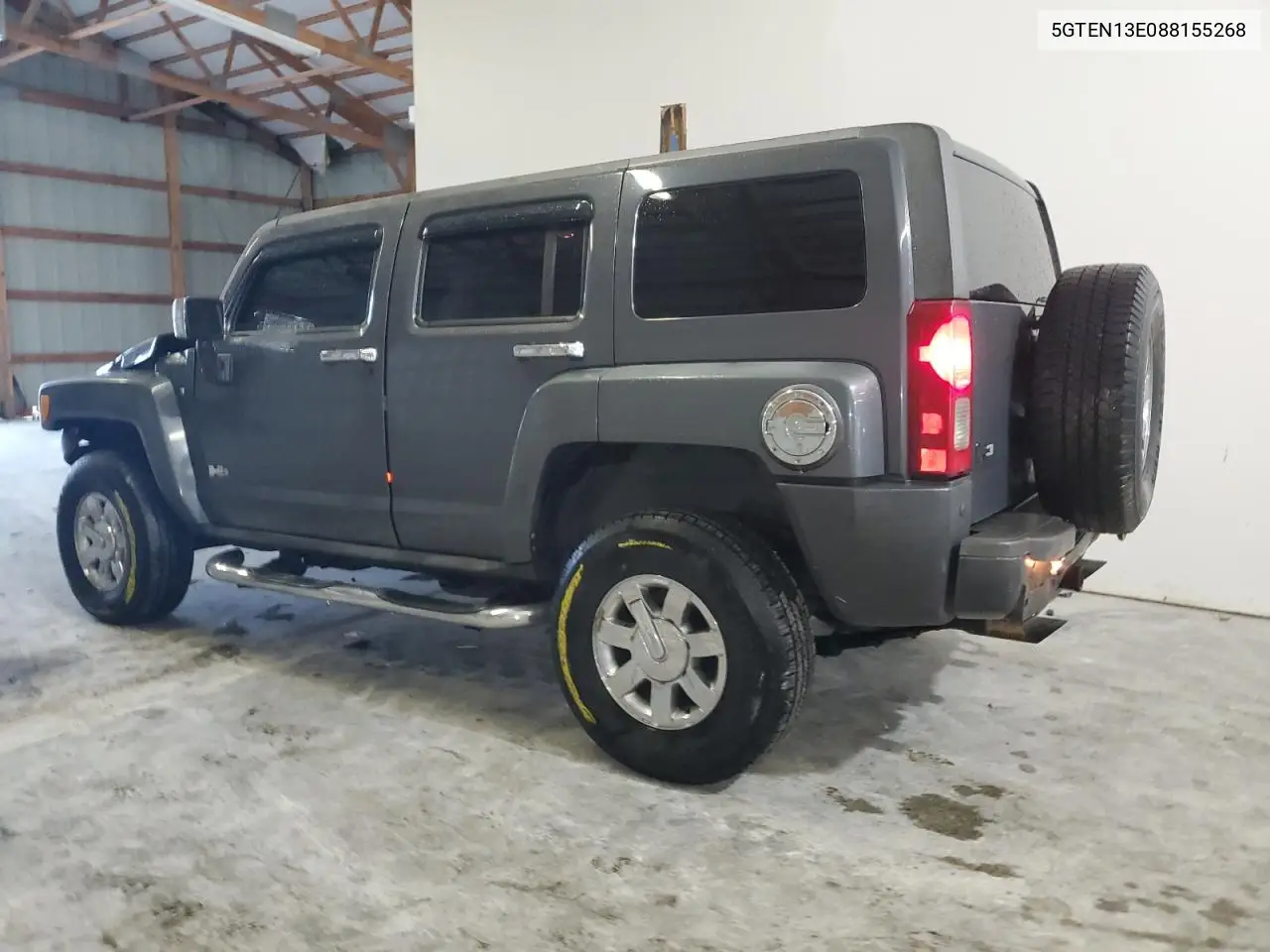 2008 Hummer H3 VIN: 5GTEN13E088155268 Lot: 51757075