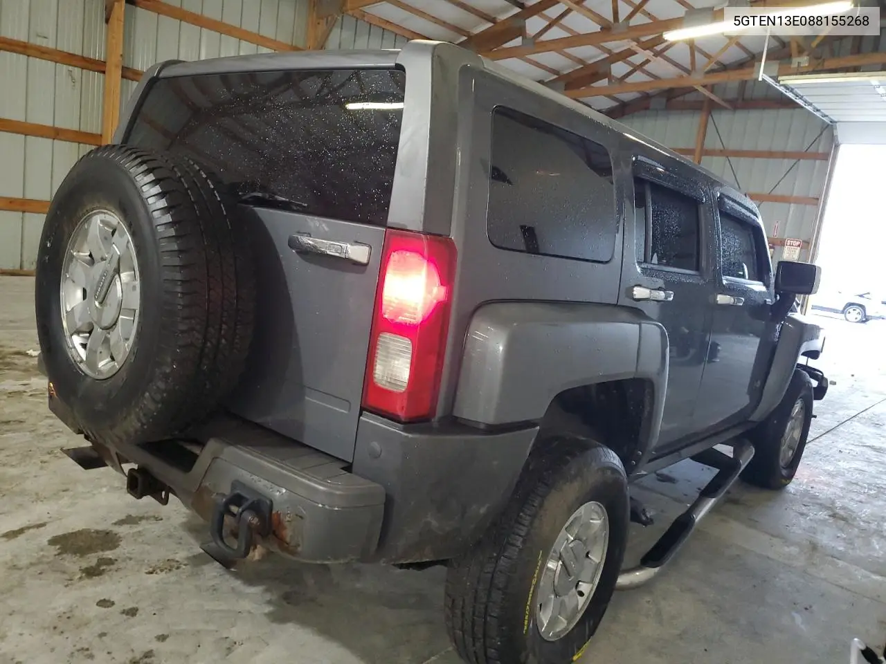 2008 Hummer H3 VIN: 5GTEN13E088155268 Lot: 51757075