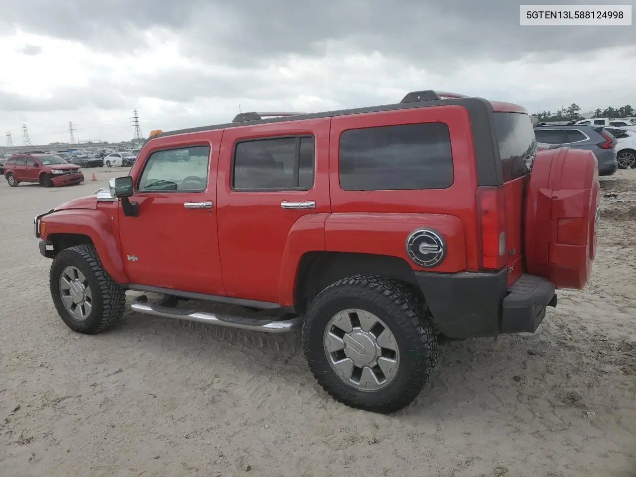 2008 Hummer H3 Alpha VIN: 5GTEN13L588124998 Lot: 53811535