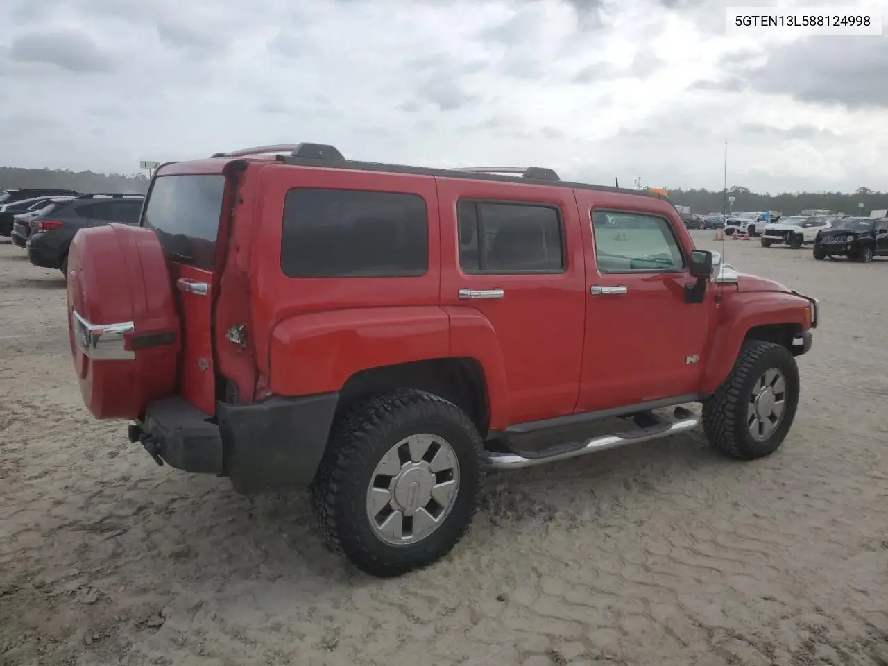 2008 Hummer H3 Alpha VIN: 5GTEN13L588124998 Lot: 53811535