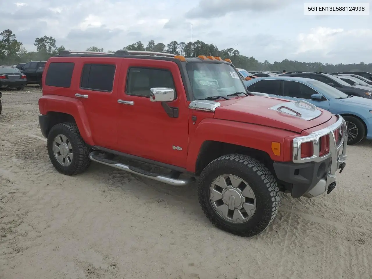2008 Hummer H3 Alpha VIN: 5GTEN13L588124998 Lot: 53811535