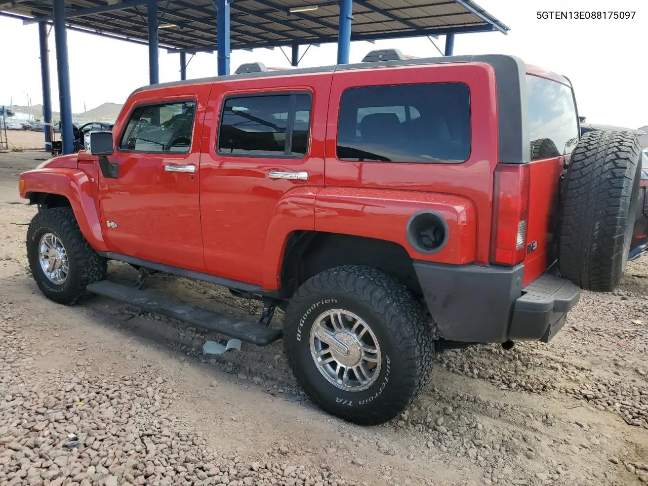 2008 Hummer H3 VIN: 5GTEN13E088175097 Lot: 54189015