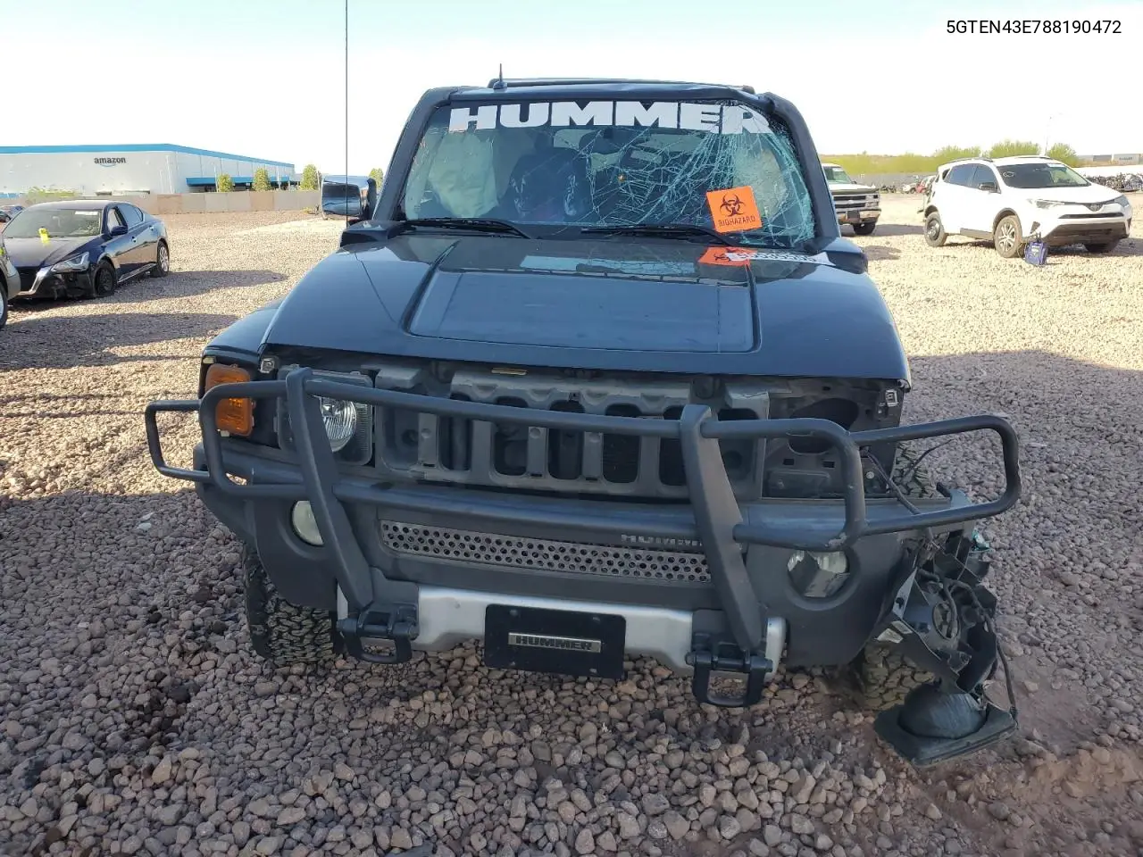 2008 Hummer H3 Luxury VIN: 5GTEN43E788190472 Lot: 55539555