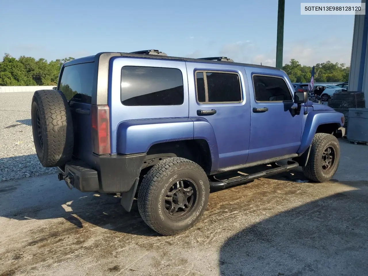 2008 Hummer H3 VIN: 5GTEN13E988128120 Lot: 55809335