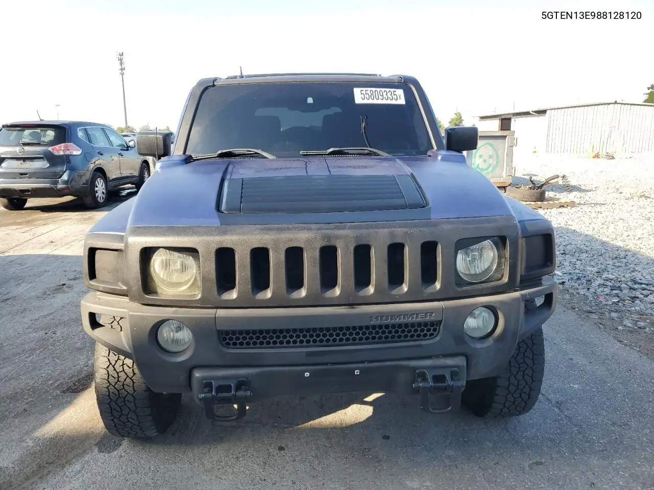2008 Hummer H3 VIN: 5GTEN13E988128120 Lot: 55809335