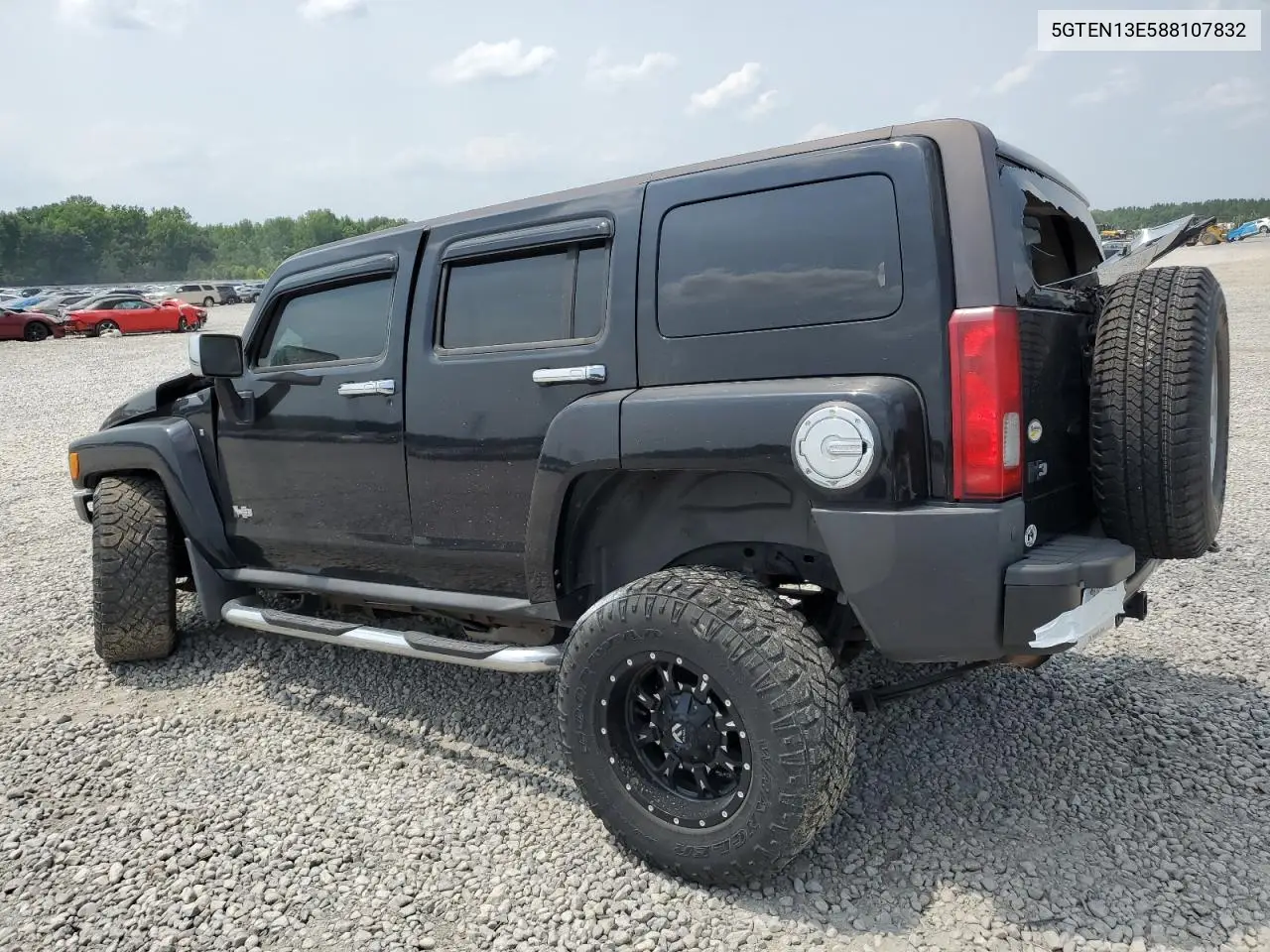 2008 Hummer H3 VIN: 5GTEN13E588107832 Lot: 59163905
