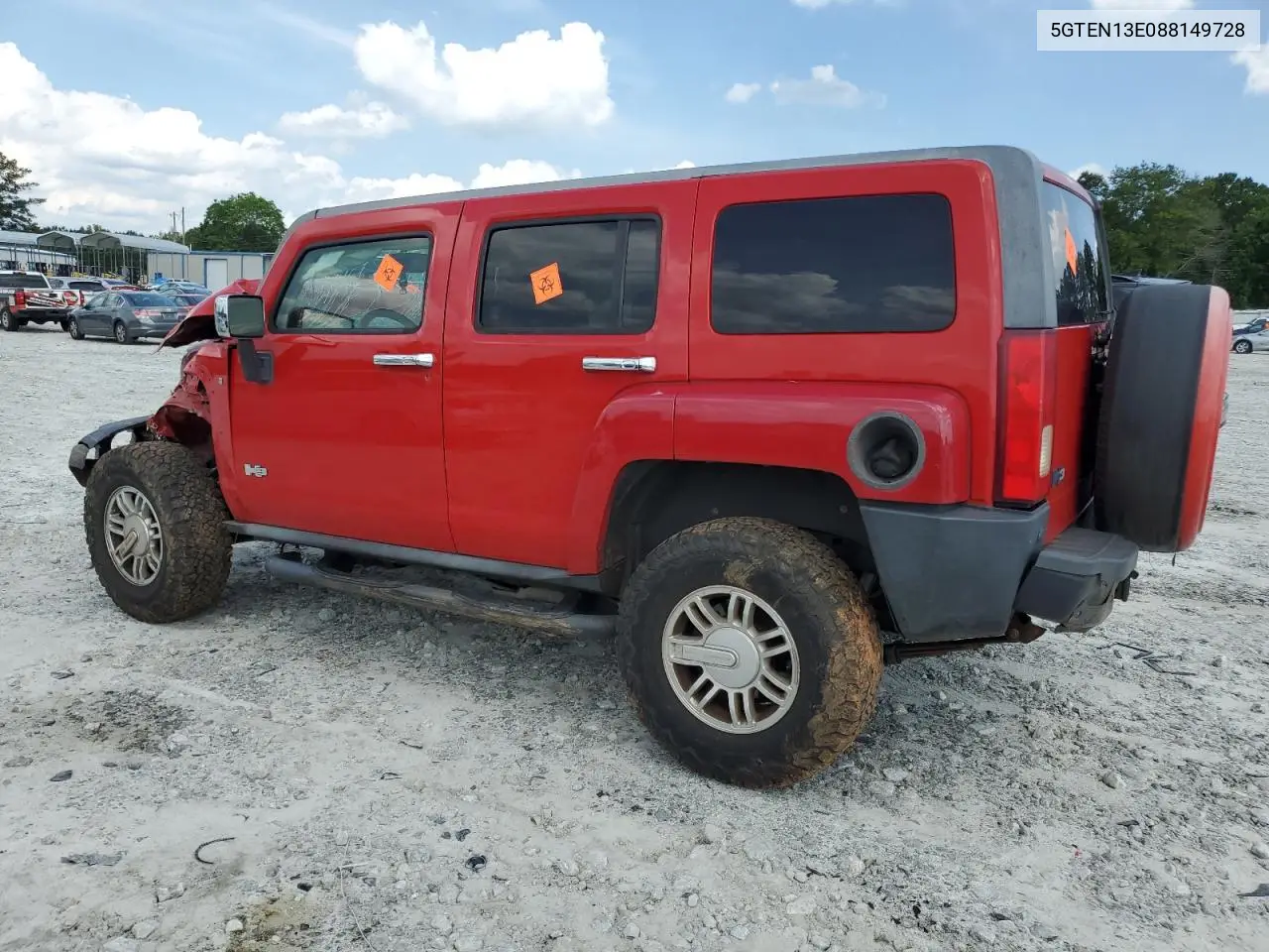 2008 Hummer H3 VIN: 5GTEN13E088149728 Lot: 59742805