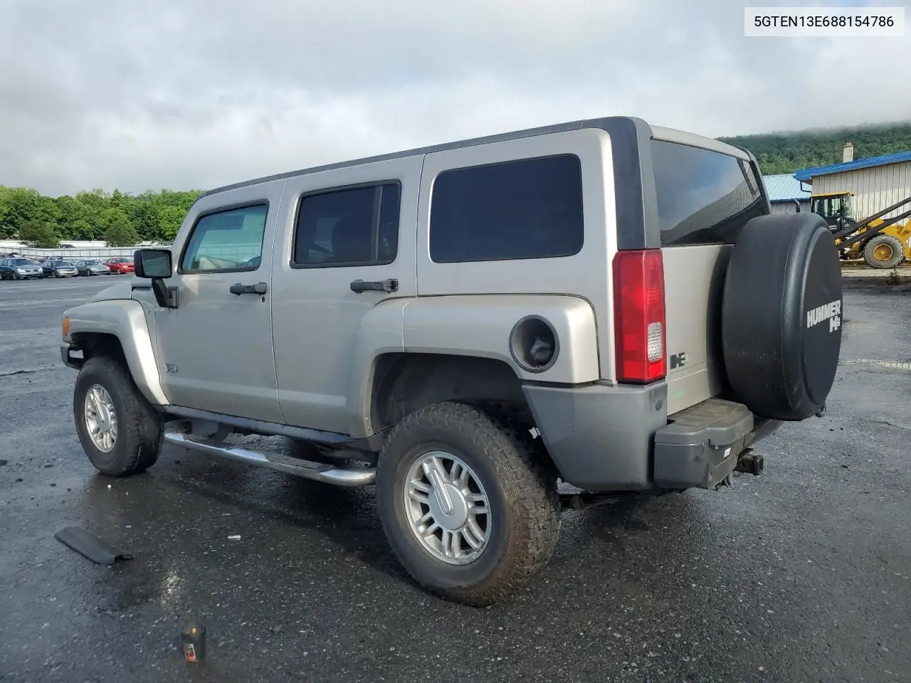 2008 Hummer H3 VIN: 5GTEN13E688154786 Lot: 60365315
