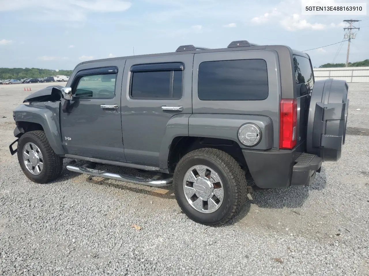 2008 Hummer H3 VIN: 5GTEN13E488163910 Lot: 60408995