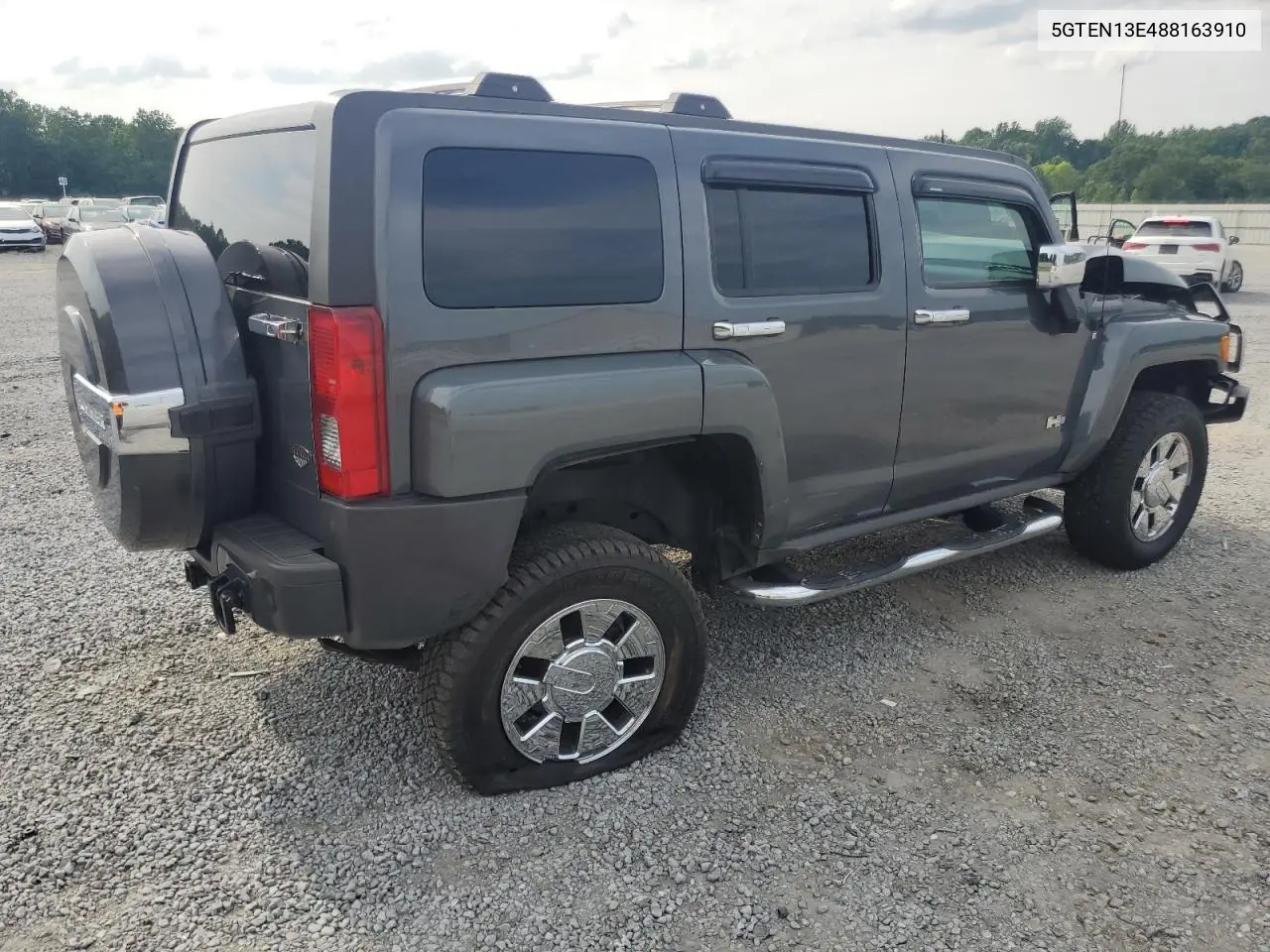 2008 Hummer H3 VIN: 5GTEN13E488163910 Lot: 60408995