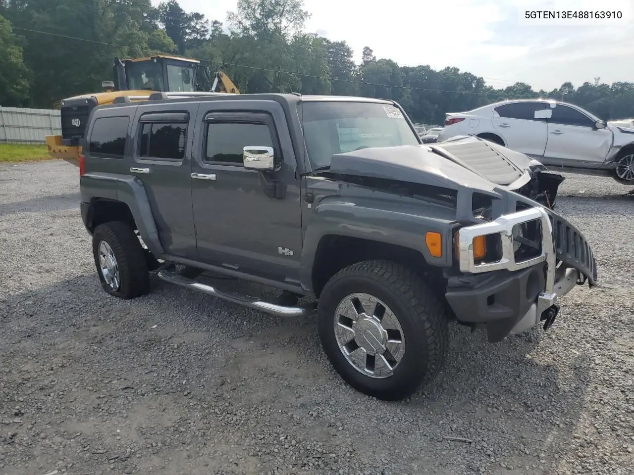 2008 Hummer H3 VIN: 5GTEN13E488163910 Lot: 60408995