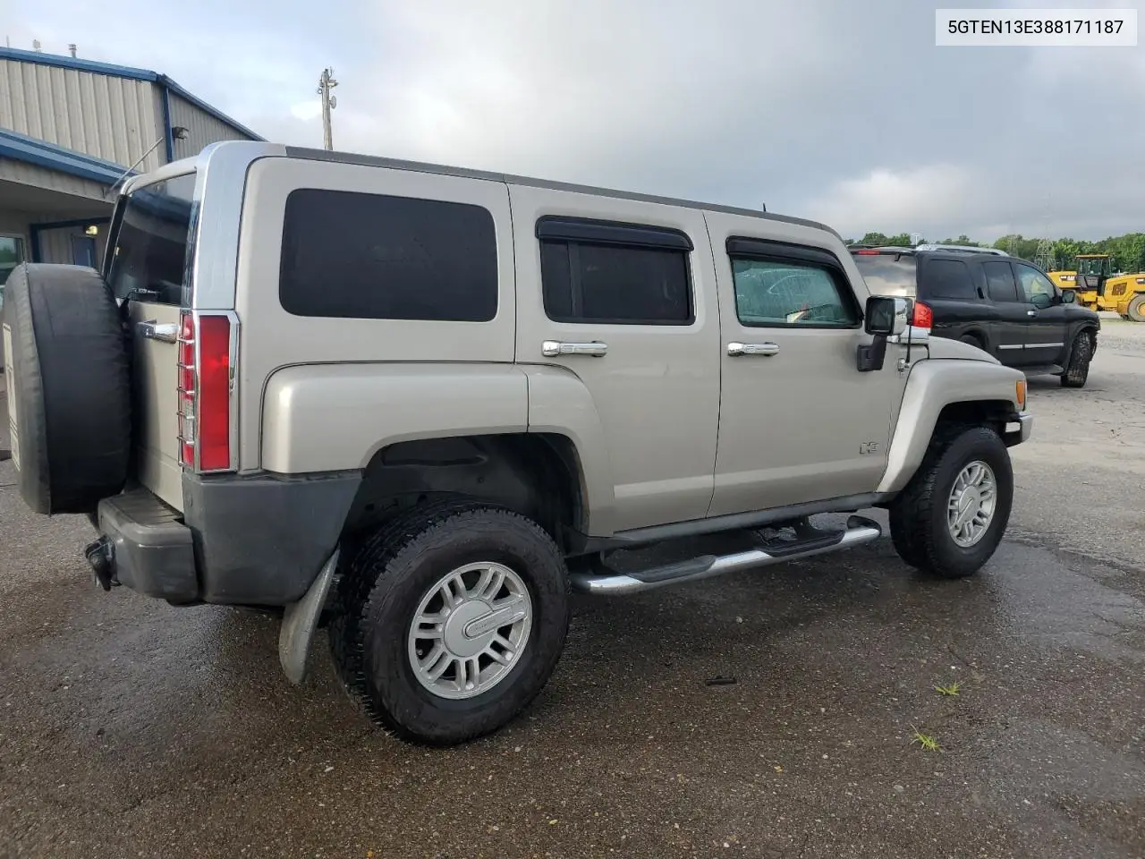 2008 Hummer H3 VIN: 5GTEN13E388171187 Lot: 60939335