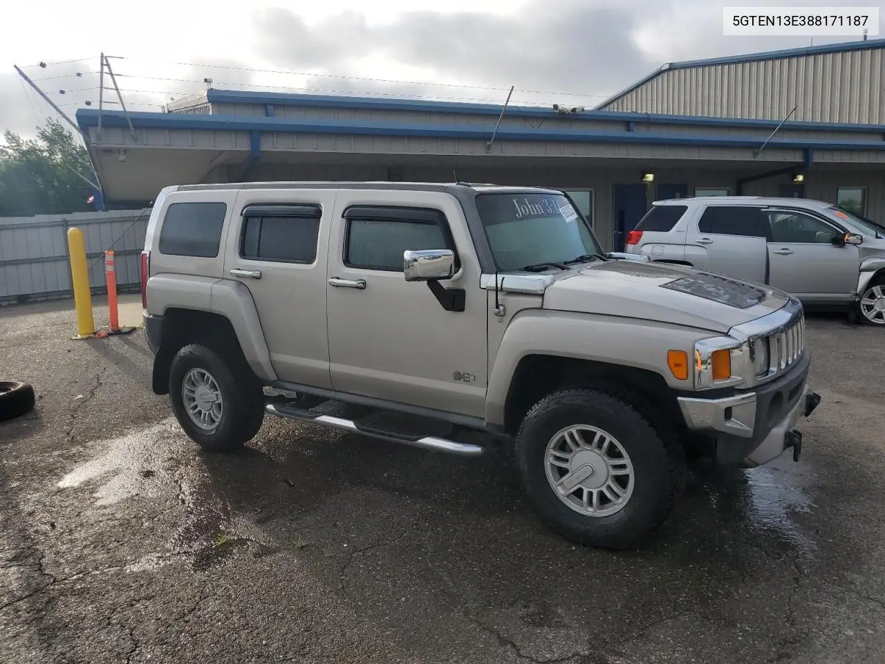 2008 Hummer H3 VIN: 5GTEN13E388171187 Lot: 60939335