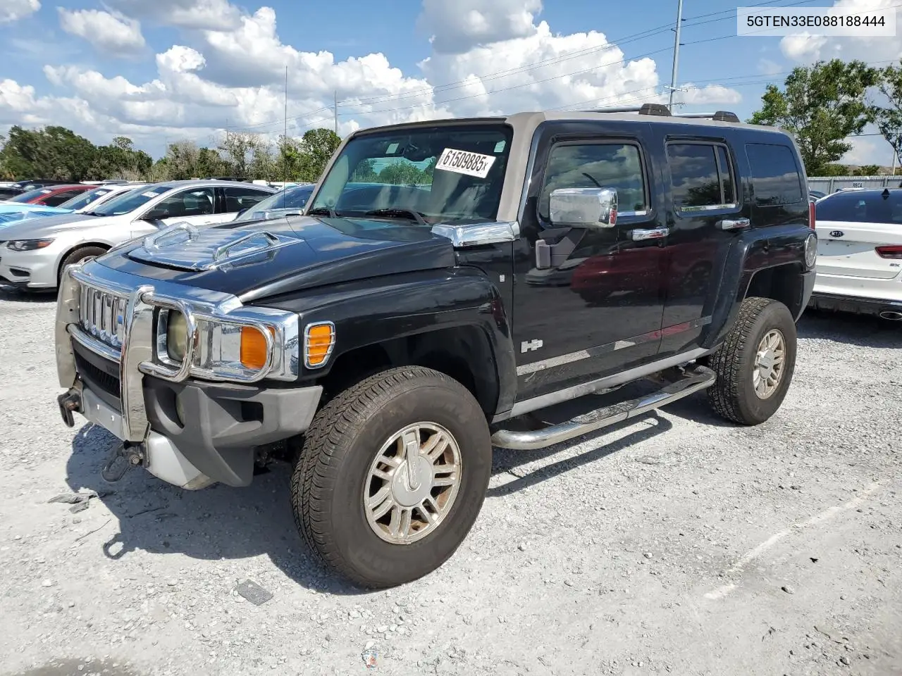 2008 Hummer H3 Adventure VIN: 5GTEN33E088188444 Lot: 61509885