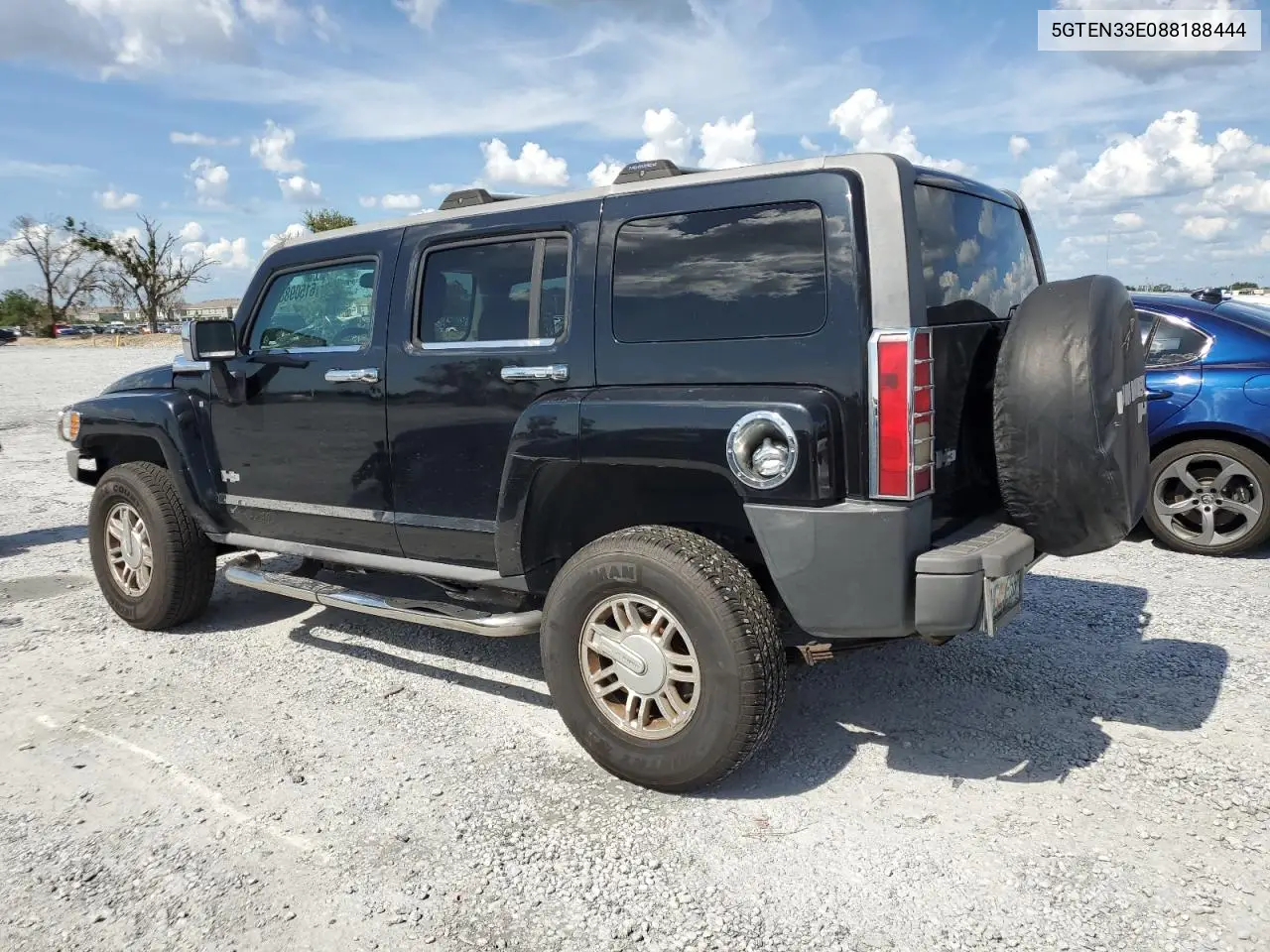 2008 Hummer H3 Adventure VIN: 5GTEN33E088188444 Lot: 61509885