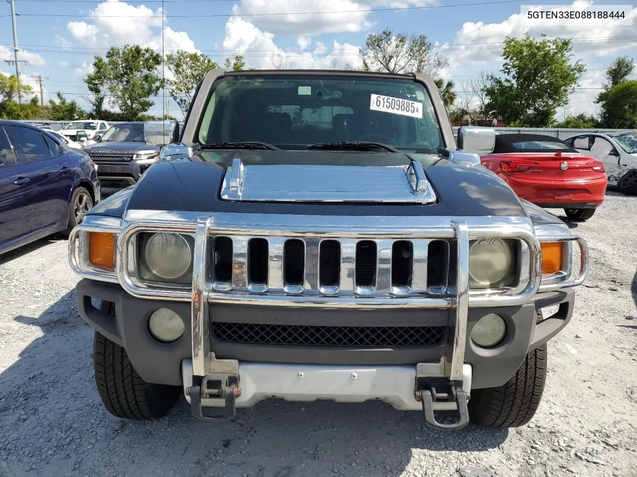 2008 Hummer H3 Adventure VIN: 5GTEN33E088188444 Lot: 61509885