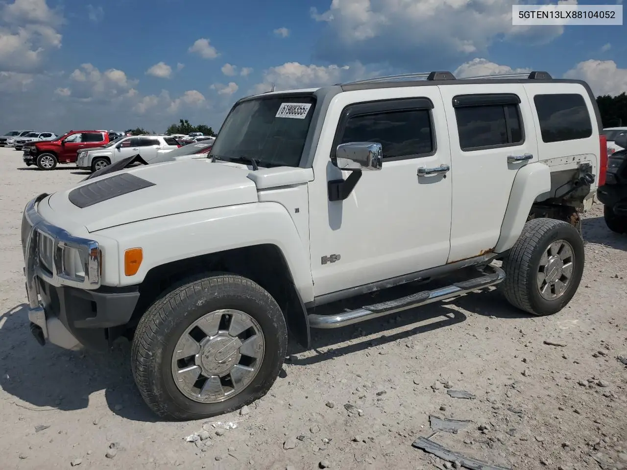 2008 Hummer H3 Alpha VIN: 5GTEN13LX88104052 Lot: 61908355