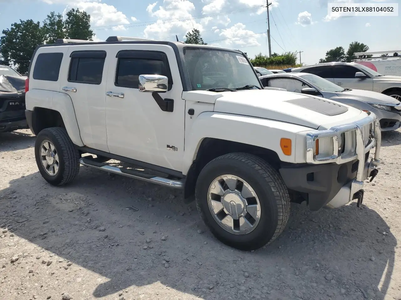 2008 Hummer H3 Alpha VIN: 5GTEN13LX88104052 Lot: 61908355
