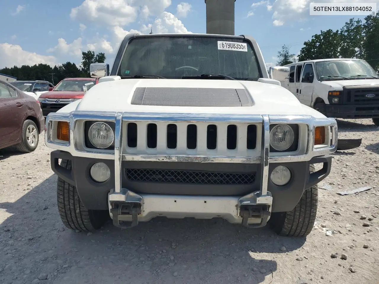 2008 Hummer H3 Alpha VIN: 5GTEN13LX88104052 Lot: 61908355